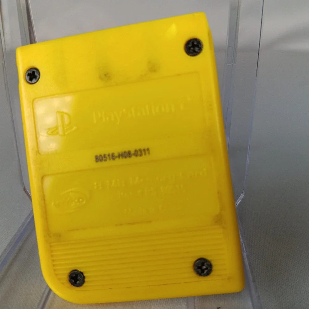 Official Nyko Sony Playstation 2 PS2 8MB‎ Magicgate Memory Card PS-80516 Yellow